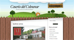 Desktop Screenshot of caseriodelcolmenar.com